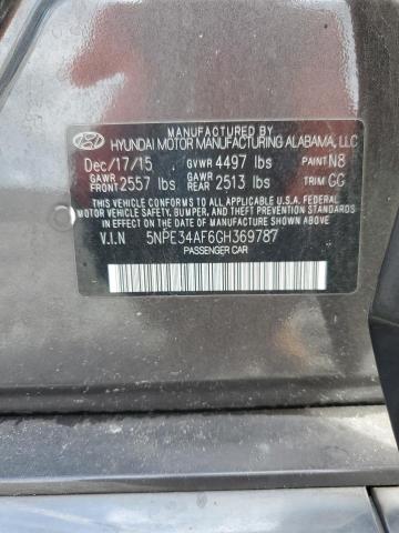 2016 HYUNDAI SONATA SPO 5NPE34AF6GH369787