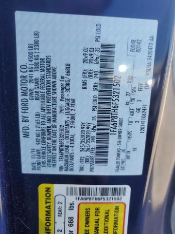 2015 FORD MUSTANG - 1FA6P8TH6F5321502