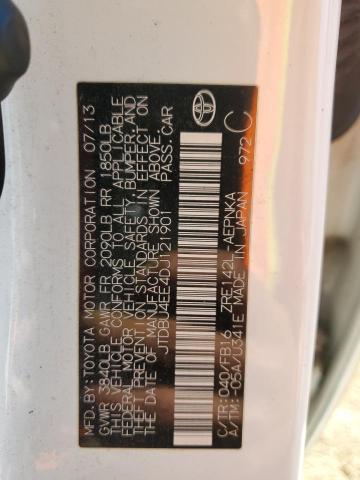 2013 TOYOTA COROLLA BA - JTDBU4EE4DJ121901