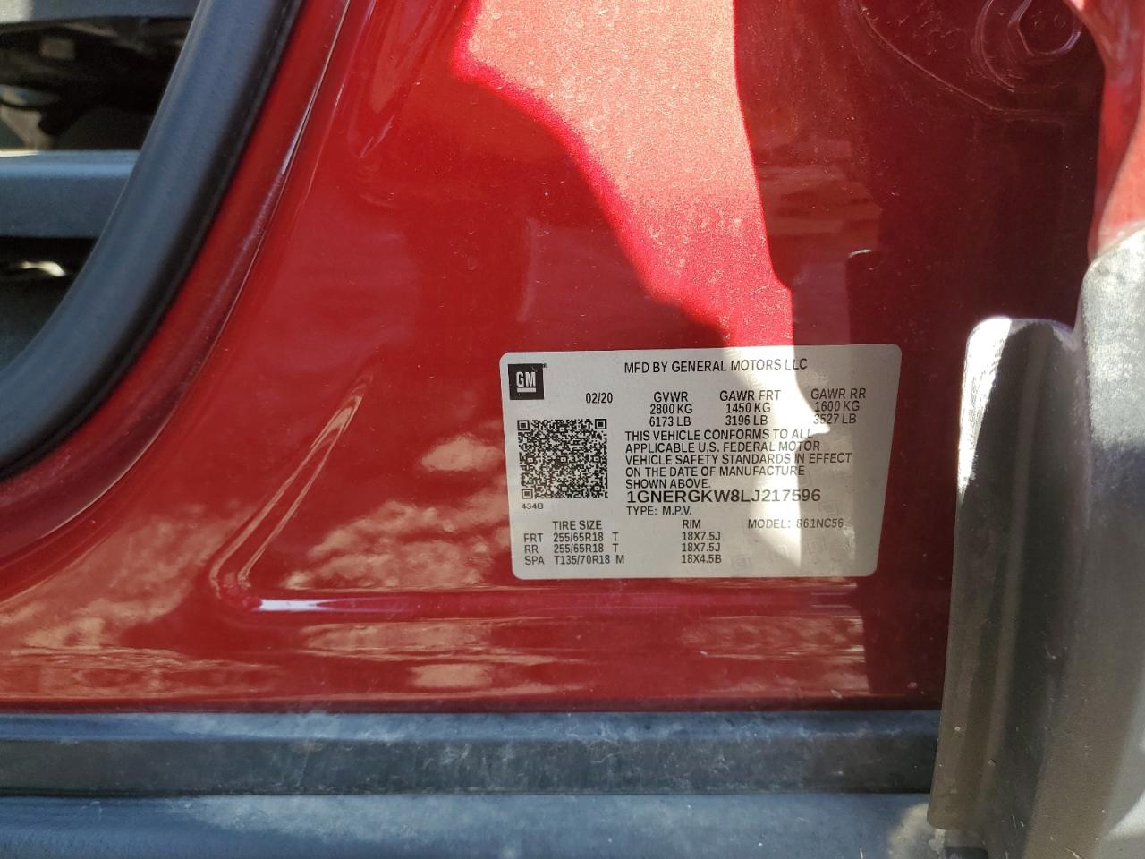 CHEVROLET TRAVERSE LT