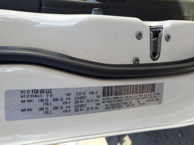 2019 JEEP COMPASS TR 3C4NJDDB1KT775984