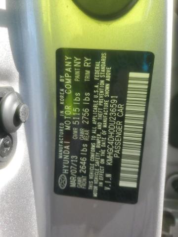 2013 HYUNDAI GENESIS 5. - KMHGC4DH0DU236591