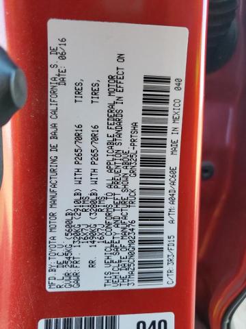 2016 TOYOTA TACOMA DOUBLE CAB - 3TMAZ5CN0GM023476