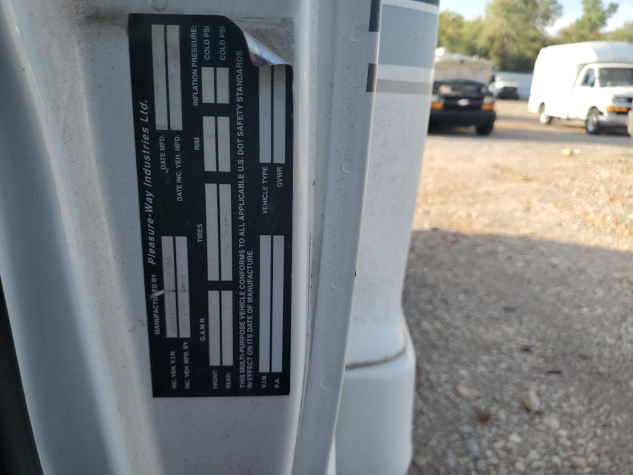 Lot #3303565927 2001 DODGE RAM VAN B3