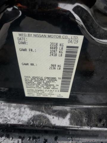 2019 NISSAN ALTIMA SL - 1N4BL4EW8KC229733