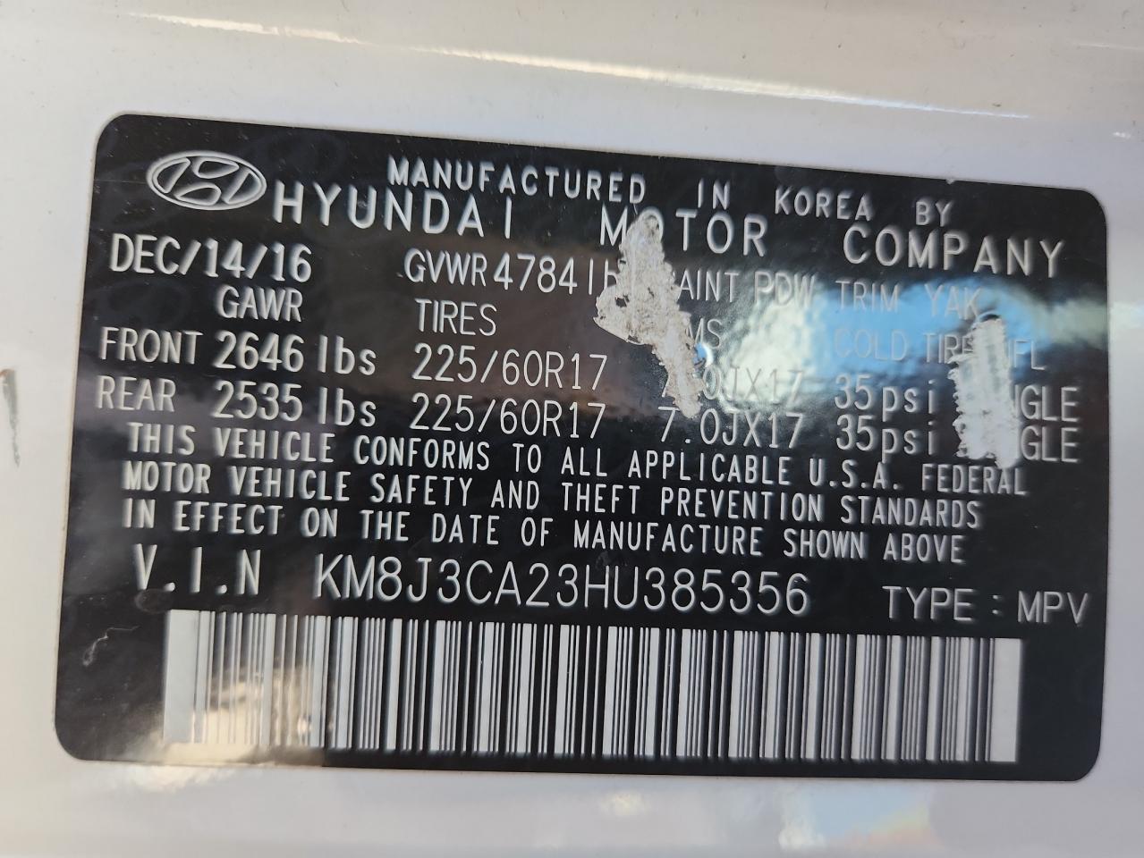 HYUNDAI TUCSON LIMITED