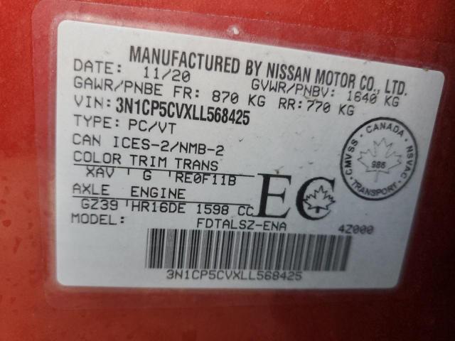 2020 NISSAN KICKS SV - 3N1CP5CVXLL568425