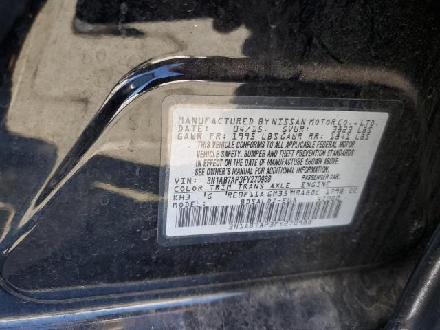 2015 NISSAN SENTRA S 3N1AB7AP3FY270988