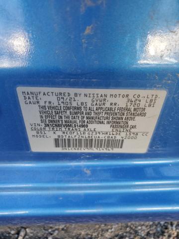 2021 NISSAN VERSA SV #3274720806