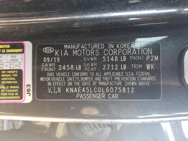 2020 KIA STINGER GT1 KNAE45LC0L6075812