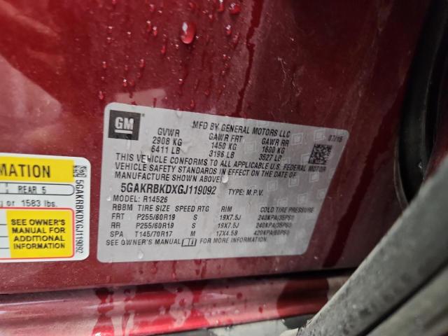 2016 BUICK ENCLAVE #3297185896