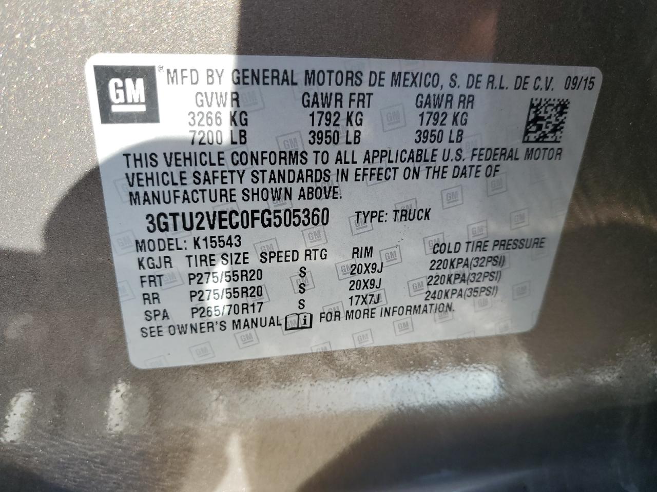 GMC SIERRA 1500 K1500 SLT