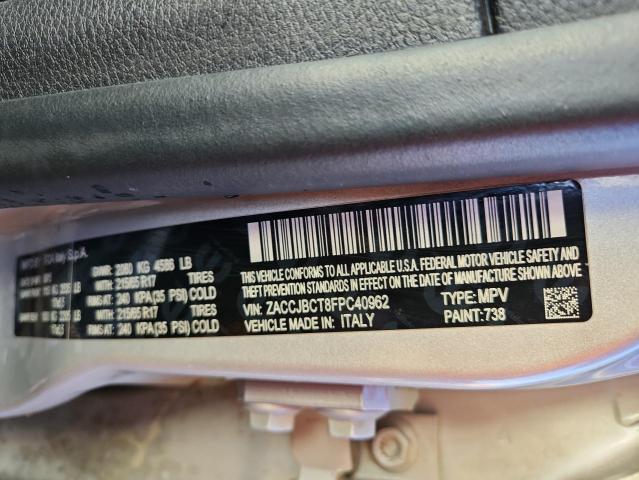2015 JEEP RENEGADE T ZACCJBCT8FPC40962