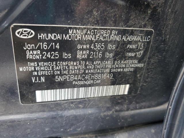 2014 HYUNDAI SONATA GLS #3293559410