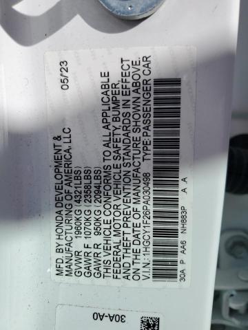 2023 HONDA ACCORD LX #3296978861