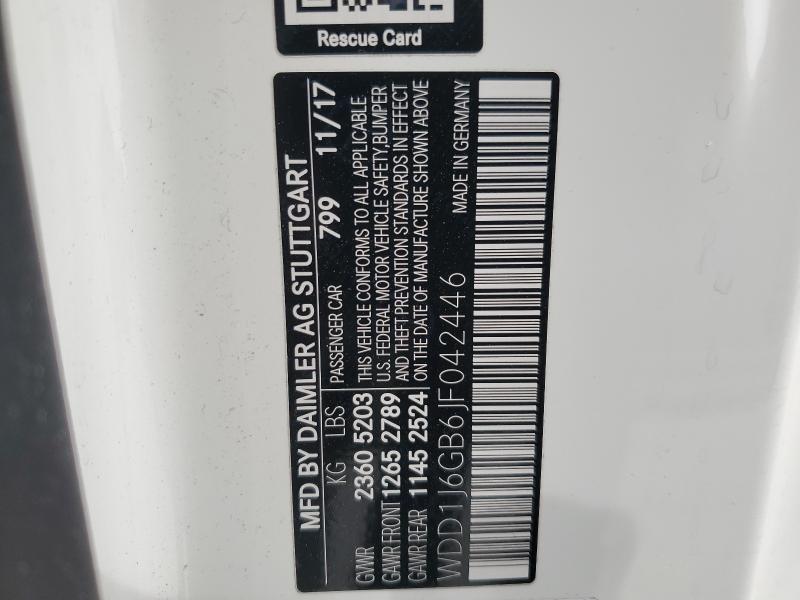 2018 MERCEDES-BENZ E 400 4MAT #3291631279