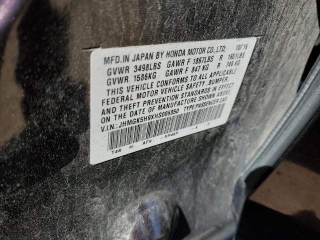 2017 HONDA FIT EX JHMGK5H9XHS006850