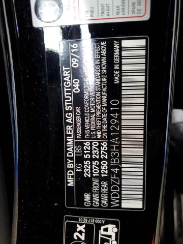 2017 MERCEDES-BENZ E 300 - WDDZF4JB3HA129410