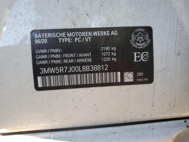 2020 BMW 330XI - 3MW5R7J00L8B38812