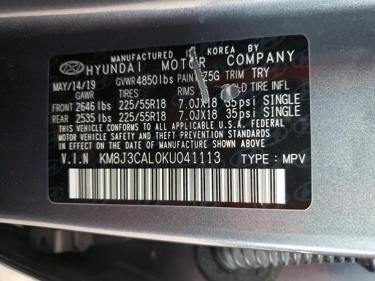 HYUNDAI TUCSON LIMITED