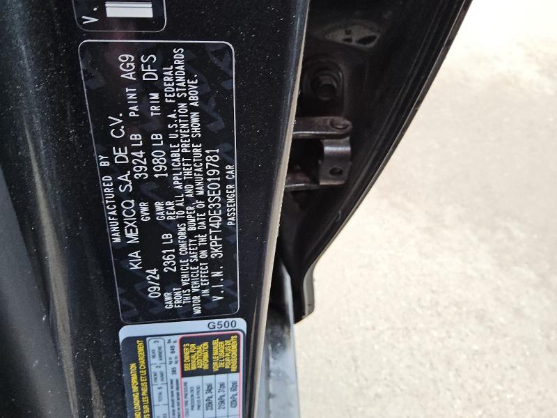 2025 KIA K4 LX - 3KPFT4DE3SE019781