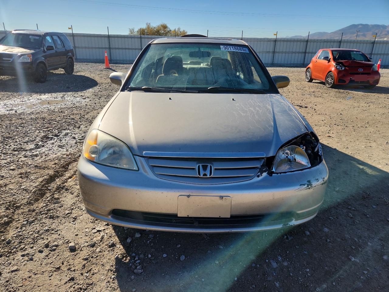 Lot #3317493758 2003 HONDA CIVIC EX