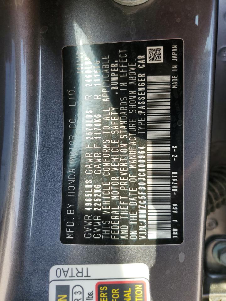 HONDA CLARITY TOURING