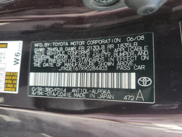 2009 TOYOTA SCION TC #3286895211