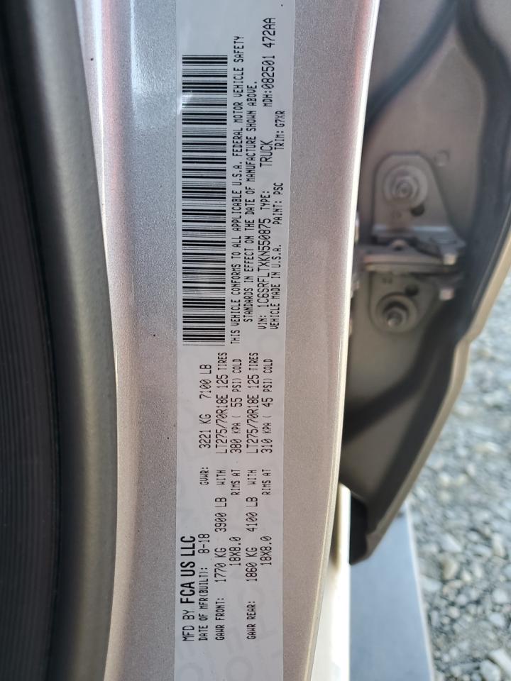 Lot #3304110486 2019 RAM 1500 REBEL