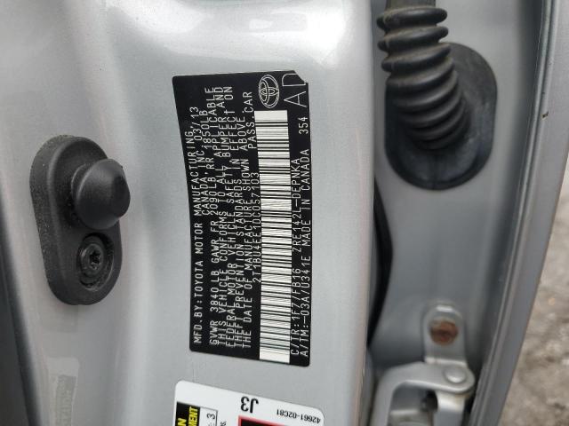 2013 TOYOTA COROLLA BA - 2T1BU4EE1DC057103