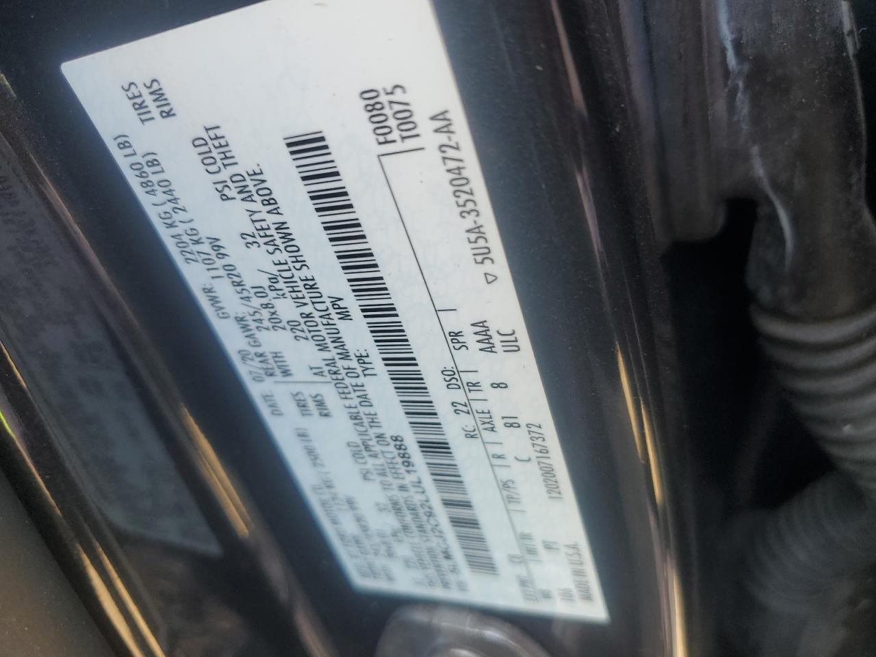 LINCOLN CORSAIR RESERVE