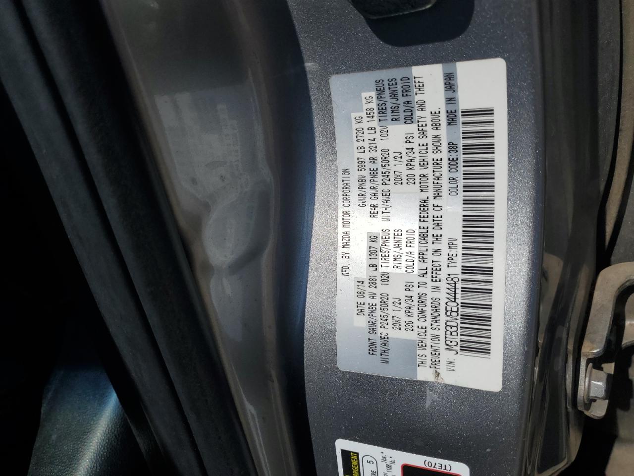 MAZDA CX-9 GRAND TOURING