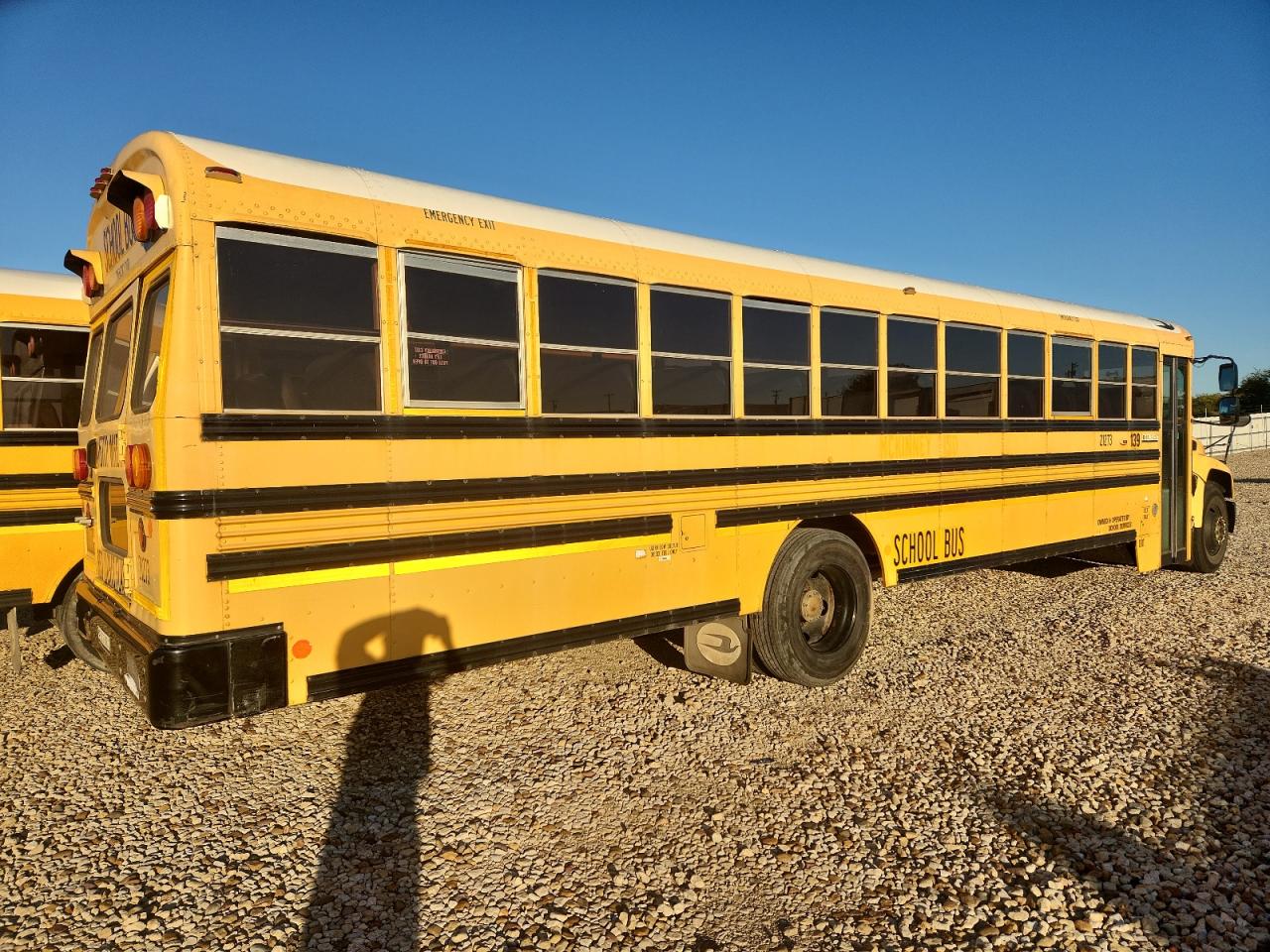 Lot #3305292303 2012 BLUE BIRD SCHOOL BUS