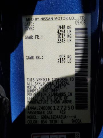 2009 NISSAN ALTIMA 2.5 #3286679300