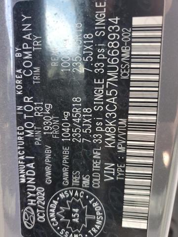 2021 HYUNDAI KONA LIMIT - KM8K3CA57MU668934