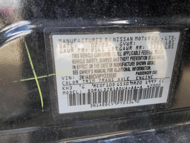 2023 NISSAN SENTRA SV - 3N1AB8CV9PY233690