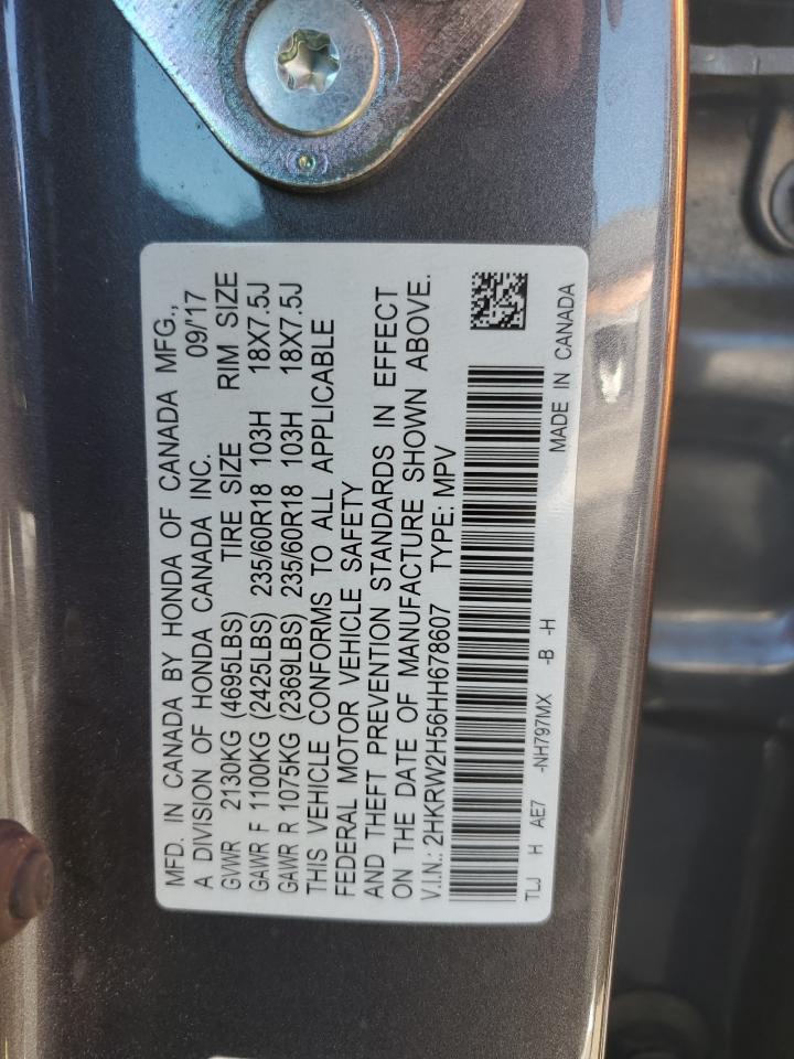 Lot #3311712241 2017 HONDA CR-V EX