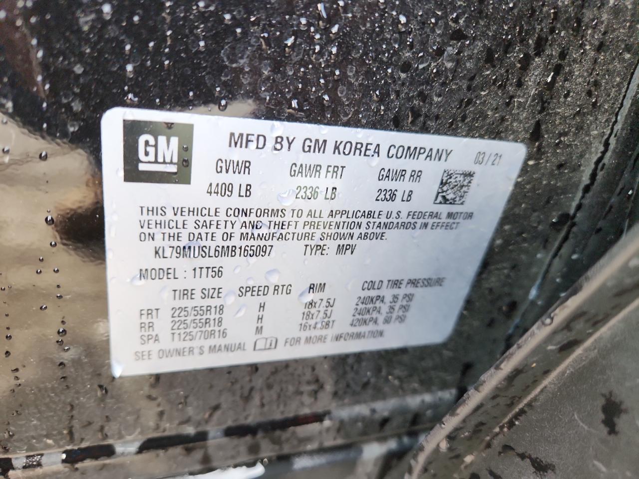 CHEVROLET TRAILBLAZER RS