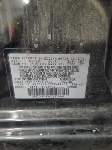 2022 NISSAN VERSA SR #3298094149