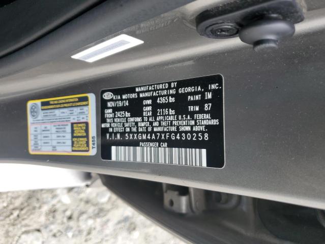 2015 KIA OPTIMA LX #3290261209