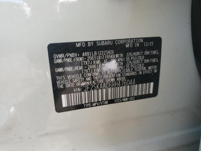 2024 SUBARU FORESTER JF2SKAAC6RH476044