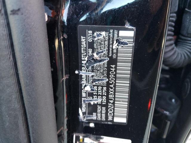 2019 MERCEDES-BENZ E 300 WDDZF4JBXKA509044