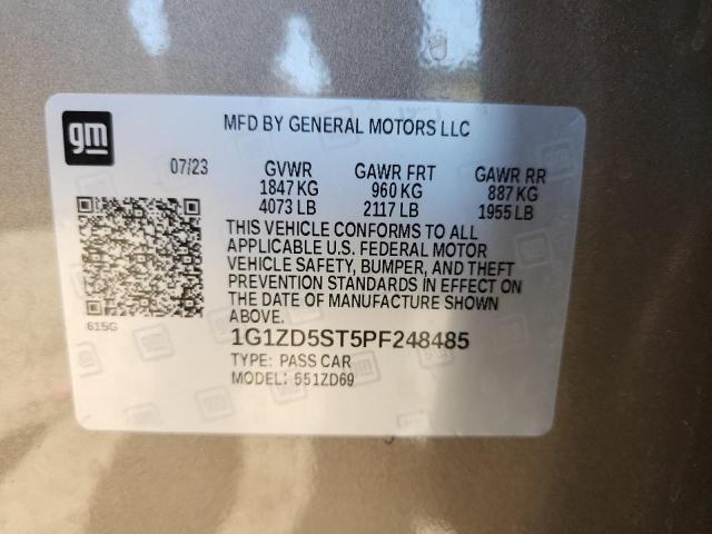 2023 CHEVROLET MALIBU LT #3316100218