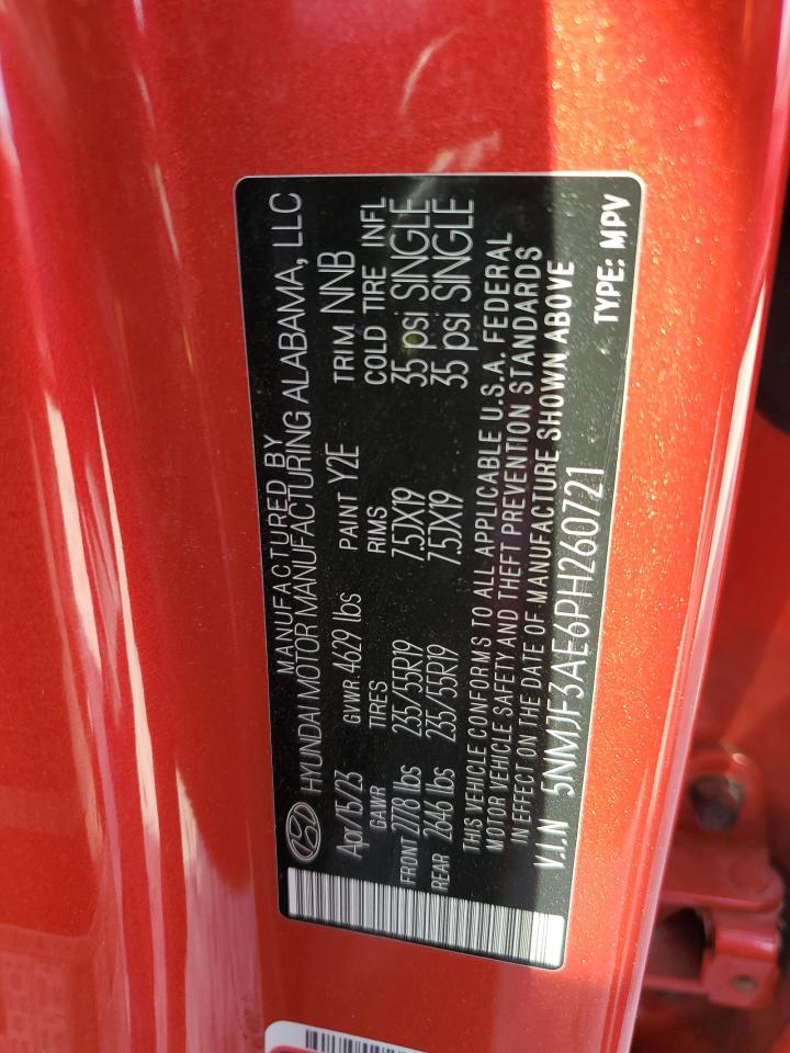 Lot #3304816550 2023 HYUNDAI TUCSON SEL