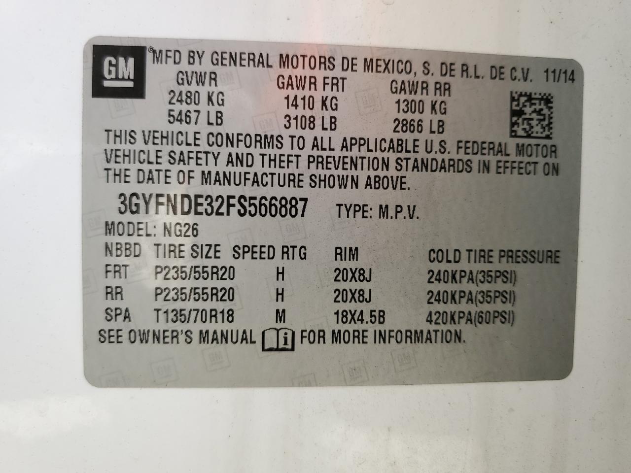 CADILLAC SRX PREMIUM COLLECTION