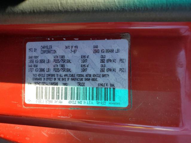 1998 DODGE RAM 1500 #3293687390