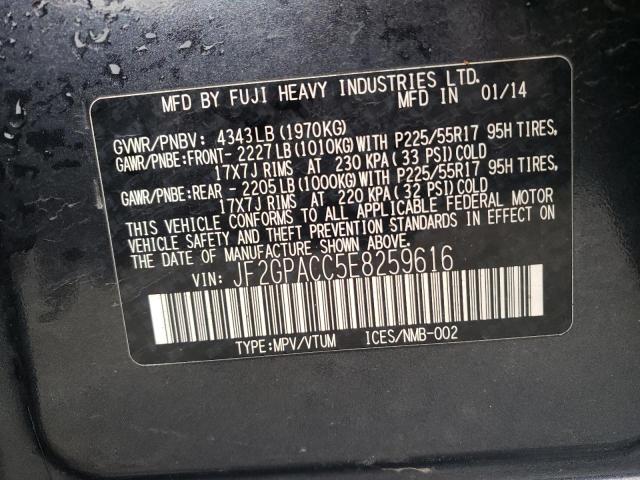 2014 SUBARU XV CROSSTR - JF2GPACC5E8259616