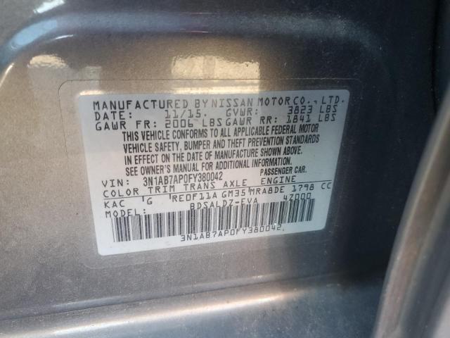 2015 NISSAN SENTRA S - 3N1AB7AP0FY380042