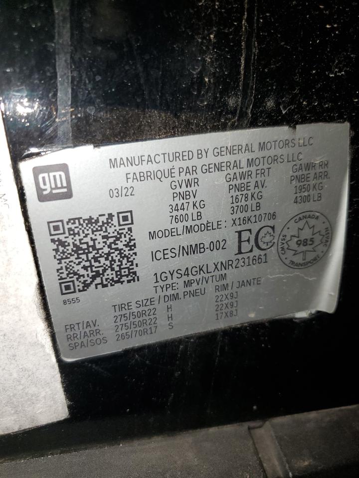 CADILLAC ESCALADE SPORT PLATINUM