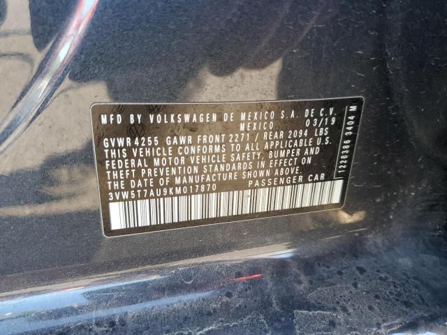 2019 VOLKSWAGEN GTI S 3VW5T7AU9KM017870